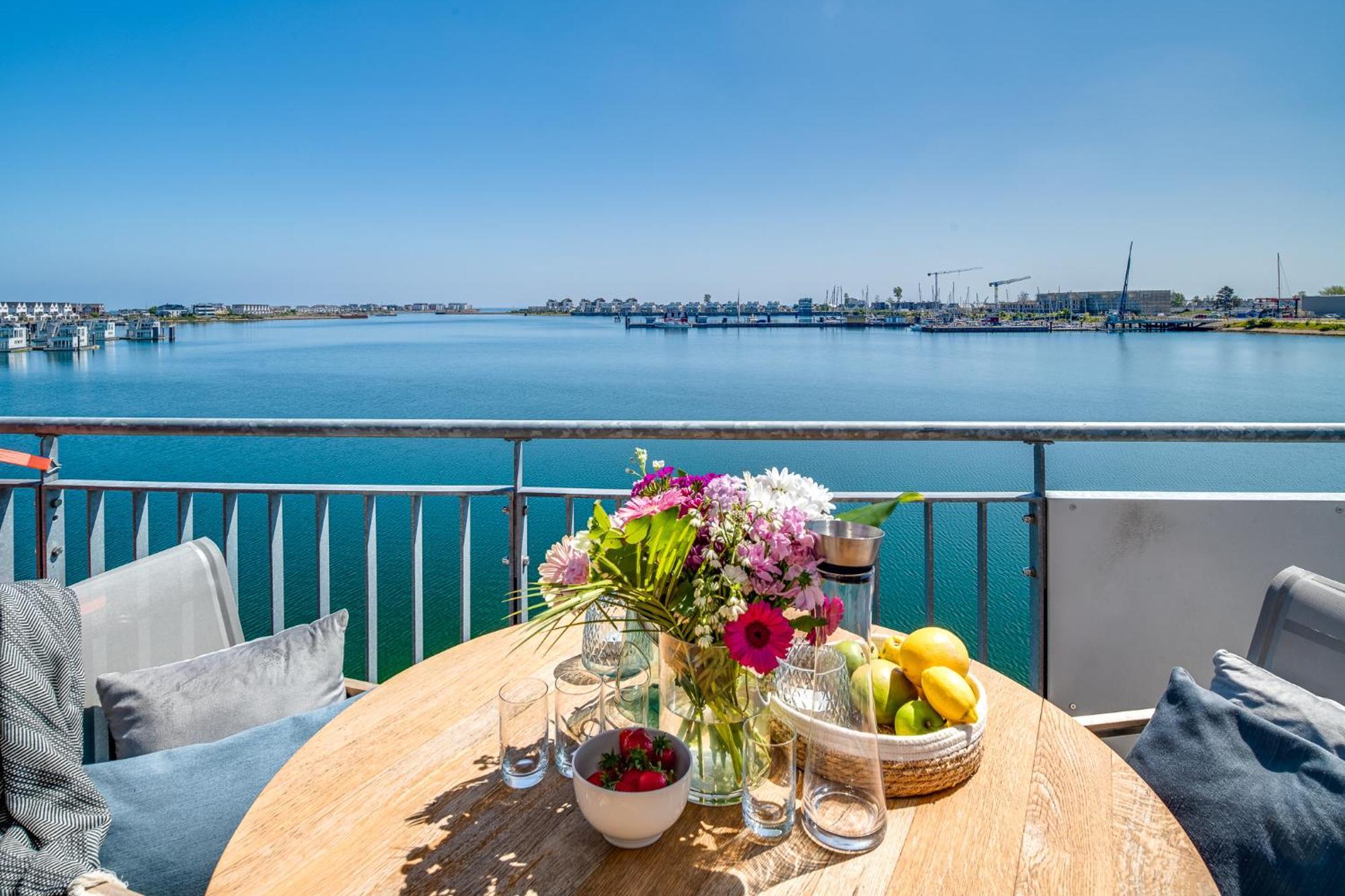 Sea Apartment Mojo- Meerblick, Infrarotauna, Terrasse Olpenitz Kültér fotó