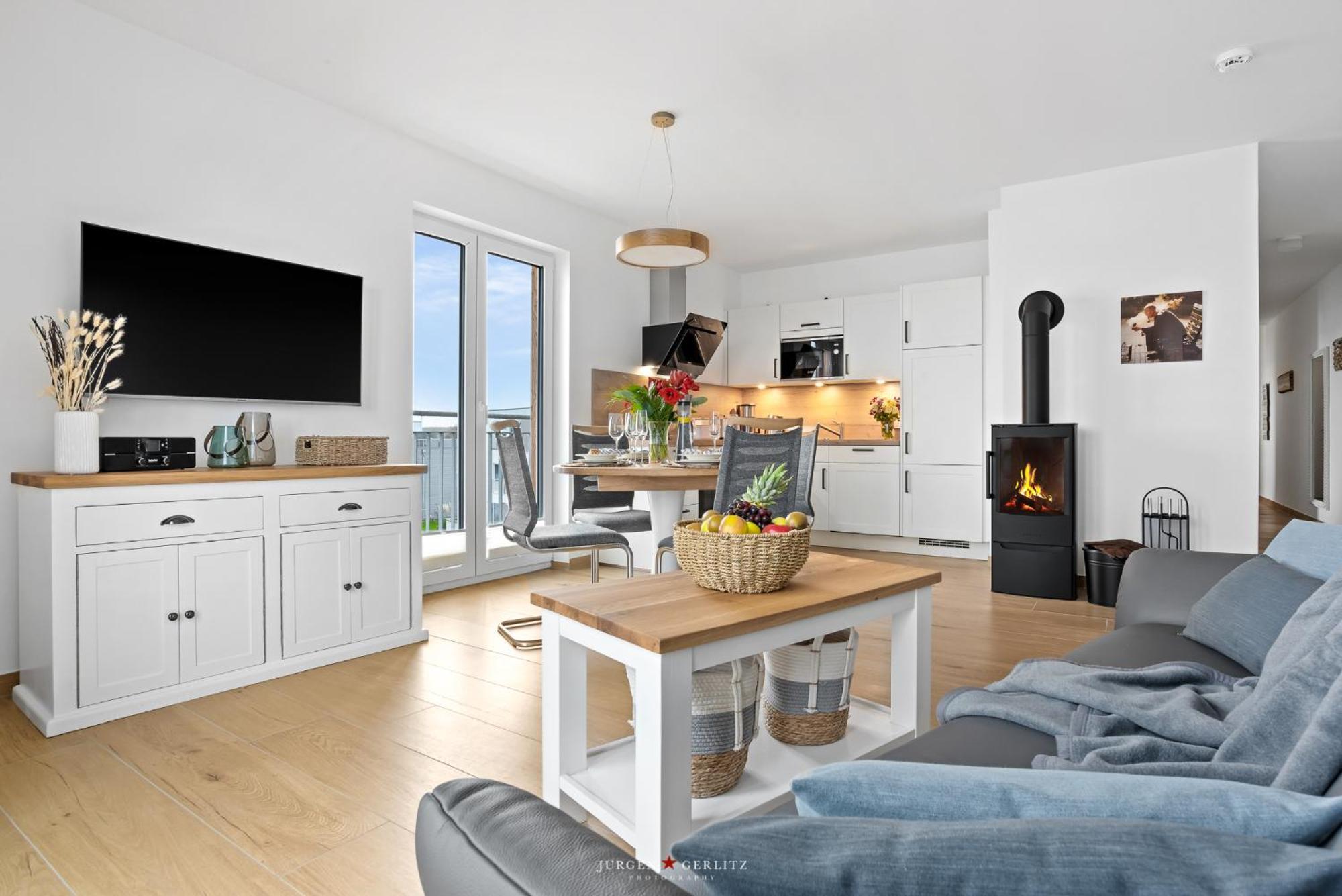 Sea Apartment Mojo- Meerblick, Infrarotauna, Terrasse Olpenitz Kültér fotó