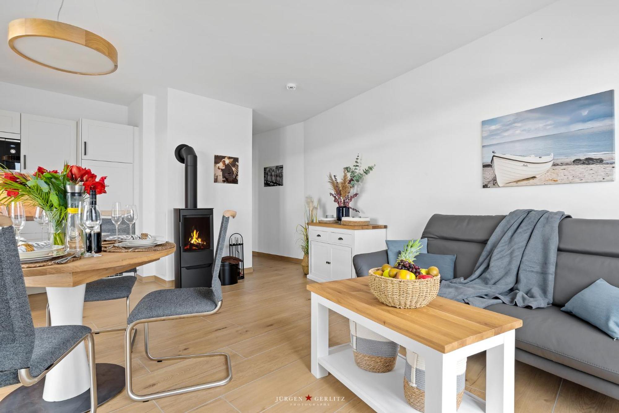 Sea Apartment Mojo- Meerblick, Infrarotauna, Terrasse Olpenitz Kültér fotó