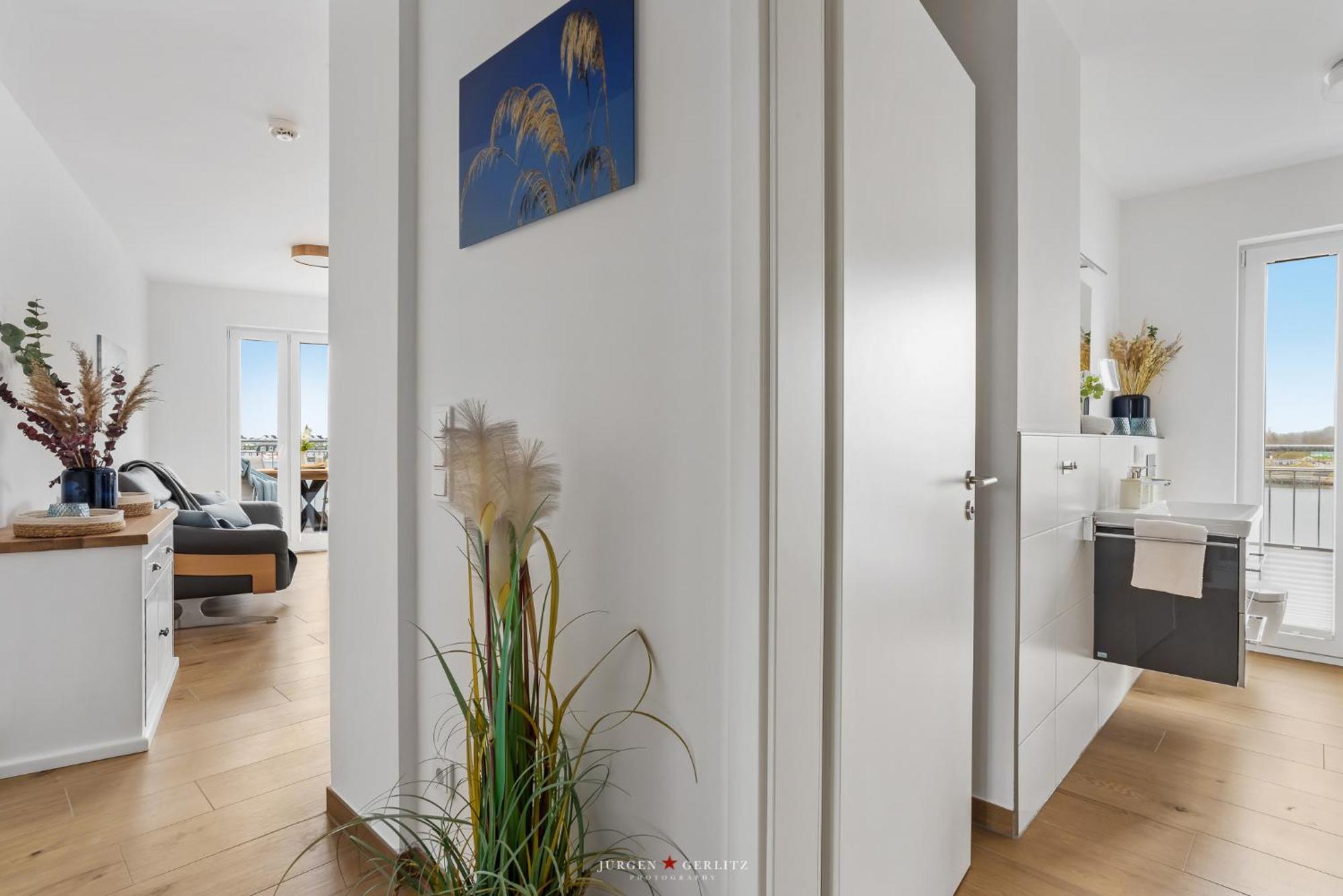 Sea Apartment Mojo- Meerblick, Infrarotauna, Terrasse Olpenitz Kültér fotó